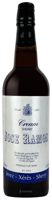 Pedro Rodriguez e Hijos Jose Ramon Cream Sherry NV (750 ml)