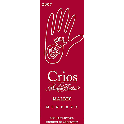 Susana Balbo Crios Malbec Mendoza 2017 (750ml)