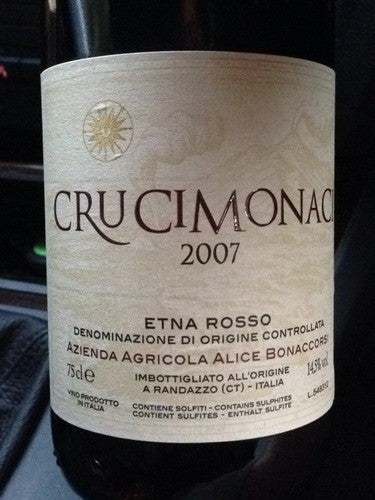 ValCerasa - Alice Bonaccorsi - Cru Cimonaci Etna Rosso 2014 (750ml)