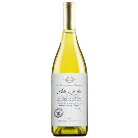Williamsburg - Chardonnay Virginia Acte 12 of Sixteen Nineteen 2019 (750ml)